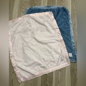 Little Giraffe Blankets Blue and Pink